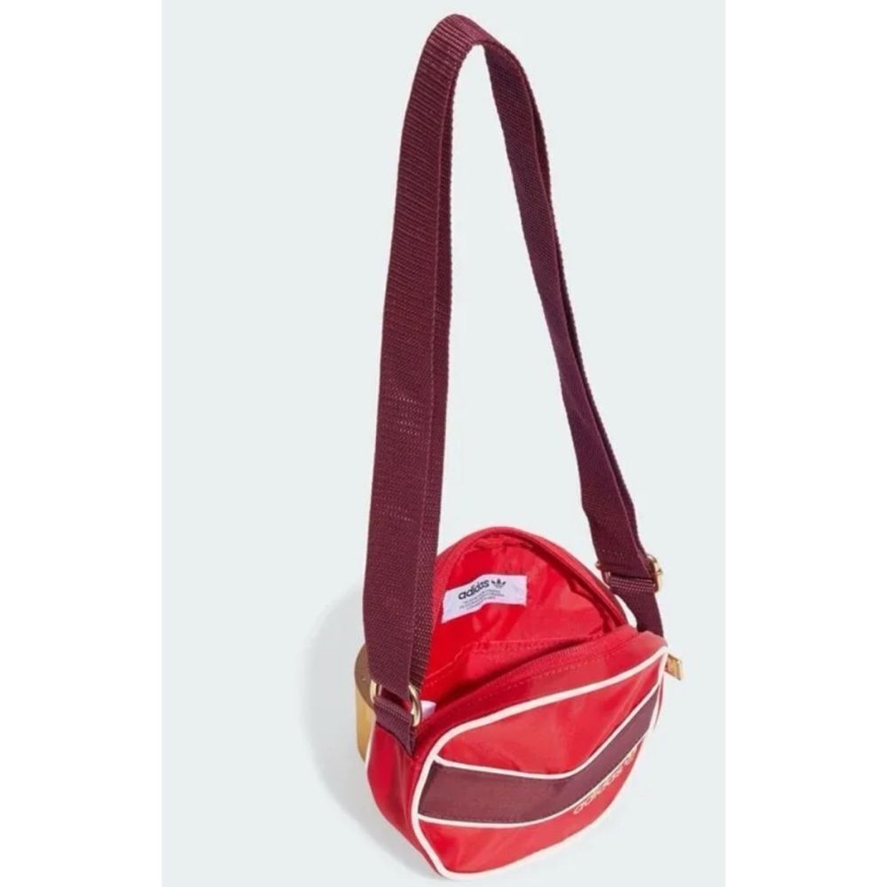 RARE~ Adidas Originals SPORTS ROUND BAG BETTER SCARLET IX7448 TAKSE ~ NWT - Picture 5 of 7